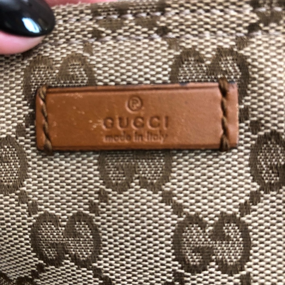 GUCCI | Large original GG canvas messenger bag - Picture 13 of 17